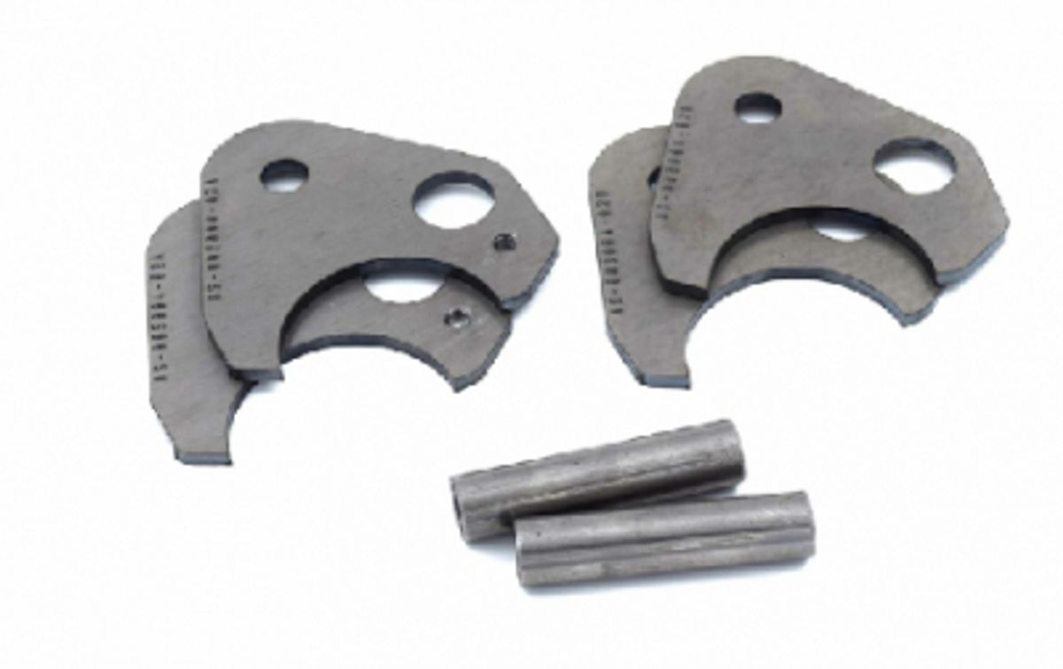 Forsterkningsplater nedre til 240 bakaksel 